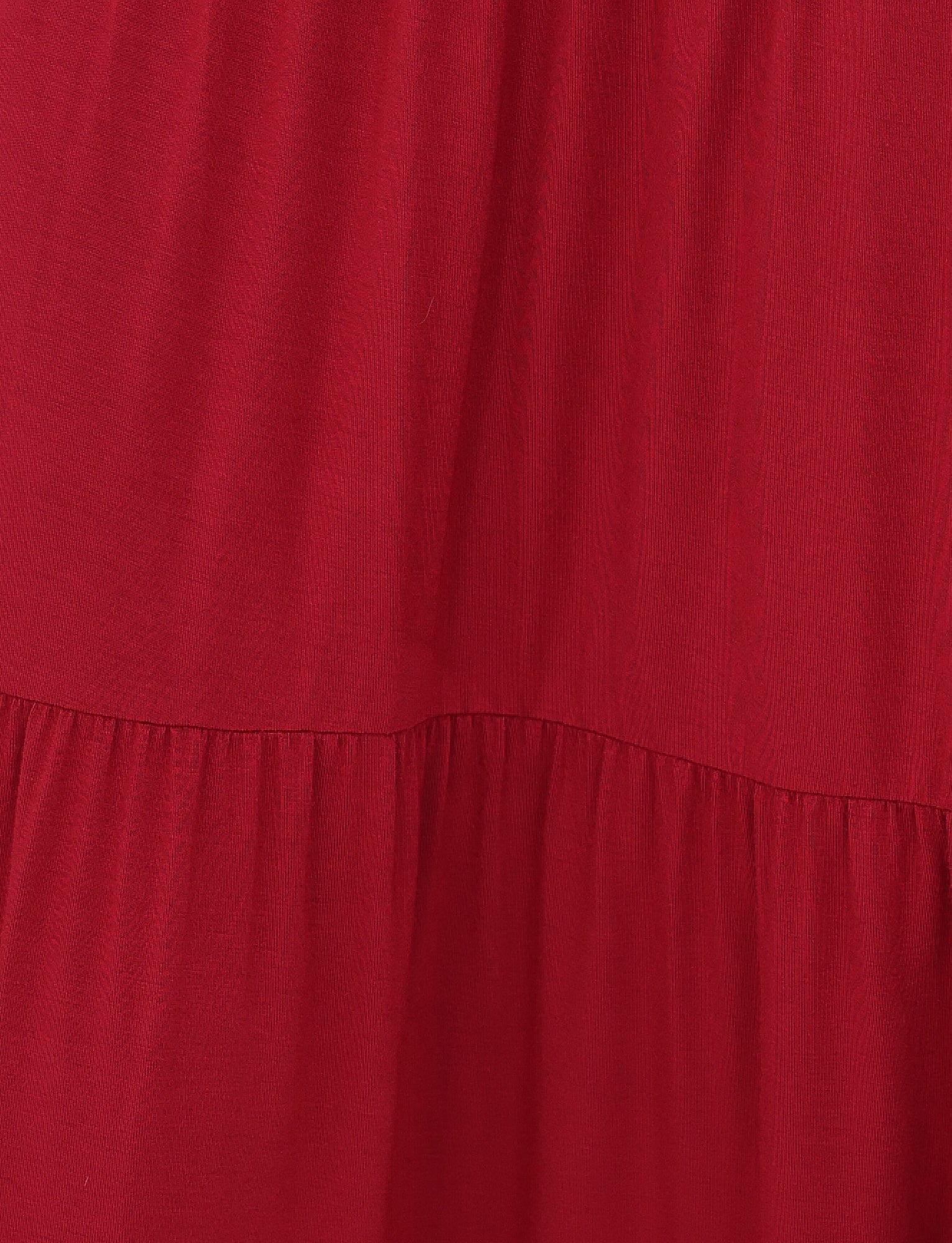 KATYA Women's Maxi Skirt in Red - Flowy Long Skirt for Casual Wear, Beach, and Summer Outfits