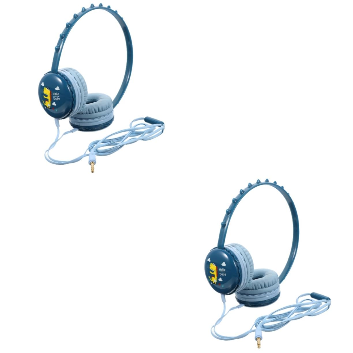 Gadpiparty 2 Pack Wired Over-Ear Headphones for Girls - Comfortable & Stylish Kids Headset with Soft Ear Cushions - Perfect for School, Travel, and Online Learning