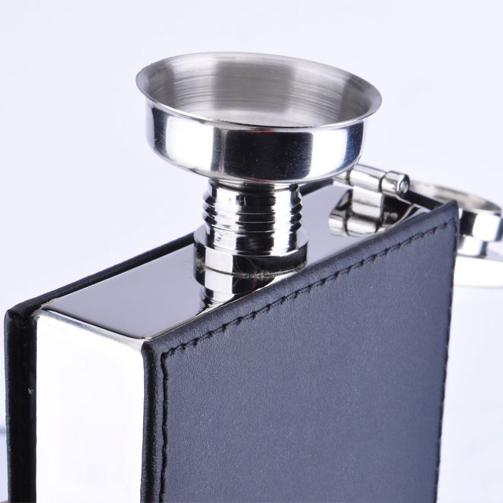 Premium Stainless Steel Mini Hip Flask Funnel Set - 8 Pack for Liquor, Whiskey & Wine Bottles | Durable Bar Accessories for Home, Parties & Outdoor Adventures