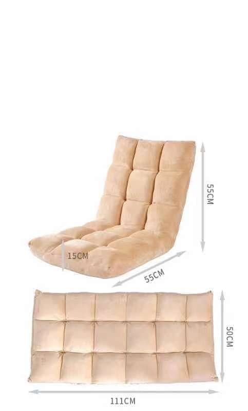 Adjustable Lazy Sofa Bed - Convertible Folding Lounge Chair for Living Room, Bedroom & Small Spaces - Perfect for Reading, Napping & Relaxing
