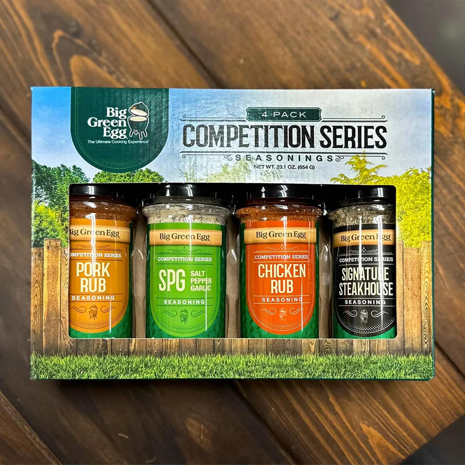 Big Green Egg Competition Series Spice Set 128584 | Premium BBQ Seasoning Kit for Grilling, Smoking & Outdoor Cooking | Perfect for Competition BBQ & Backyard Gatherings