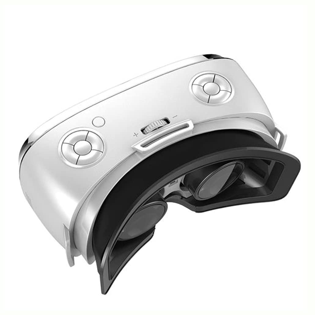 All-in-One Wireless VR Headset for PC & Gaming Consoles - 16GB 3D Virtual Reality Glasses Compatible with PS4, Xbox 360/One, 2K HDMI, Nibiru Android 5.1, 2560x1440 Resolution (White) - Perfect for Immersive Gaming, 3D Movies & Virtual Experiences