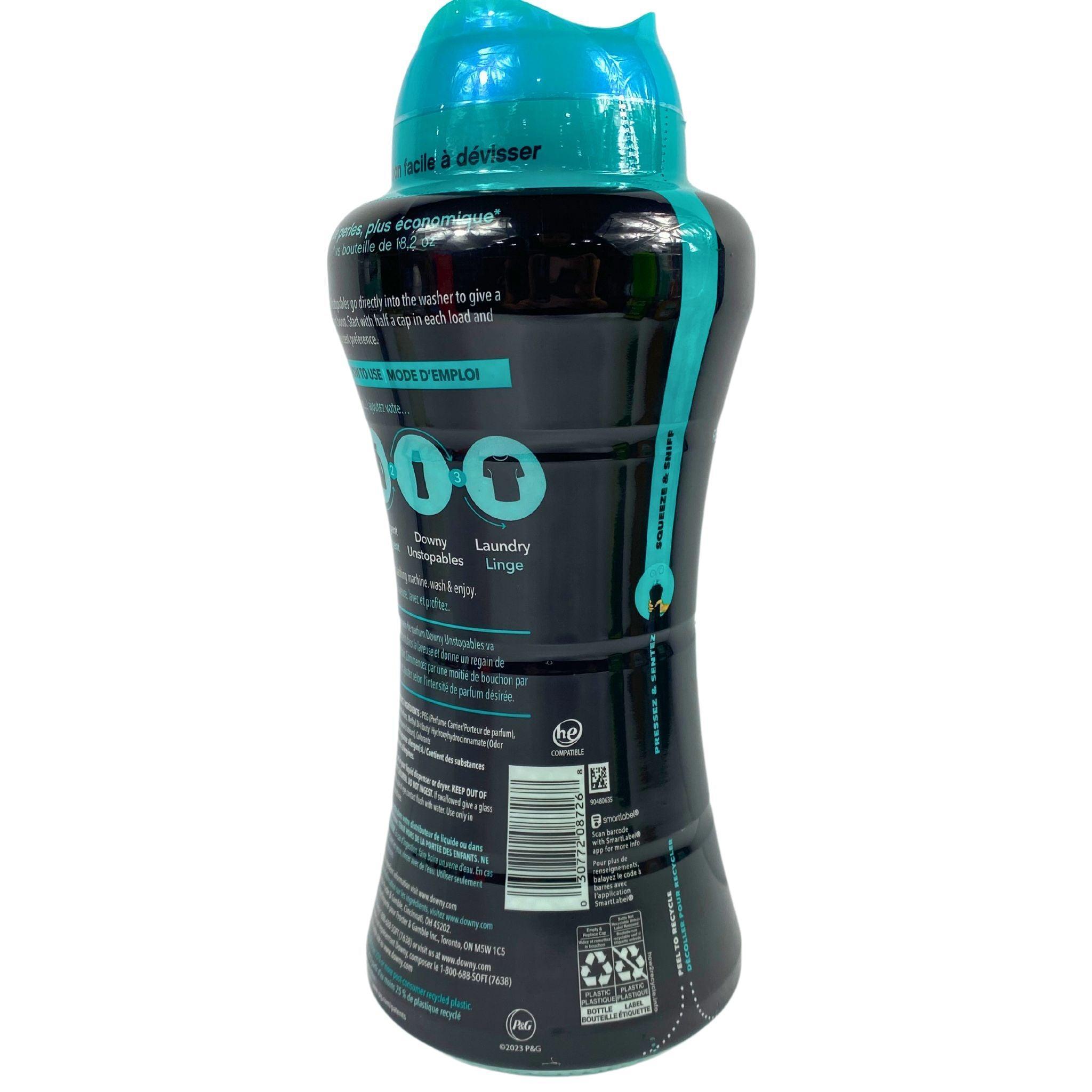 Downy Unstopables In-Wash Scent Booster Fresh 24oz (20 Pack) - Long-Lasting Laundry Fragrance for Clothes, Sheets & Towels - Perfect for Home, Gym & Travel Use