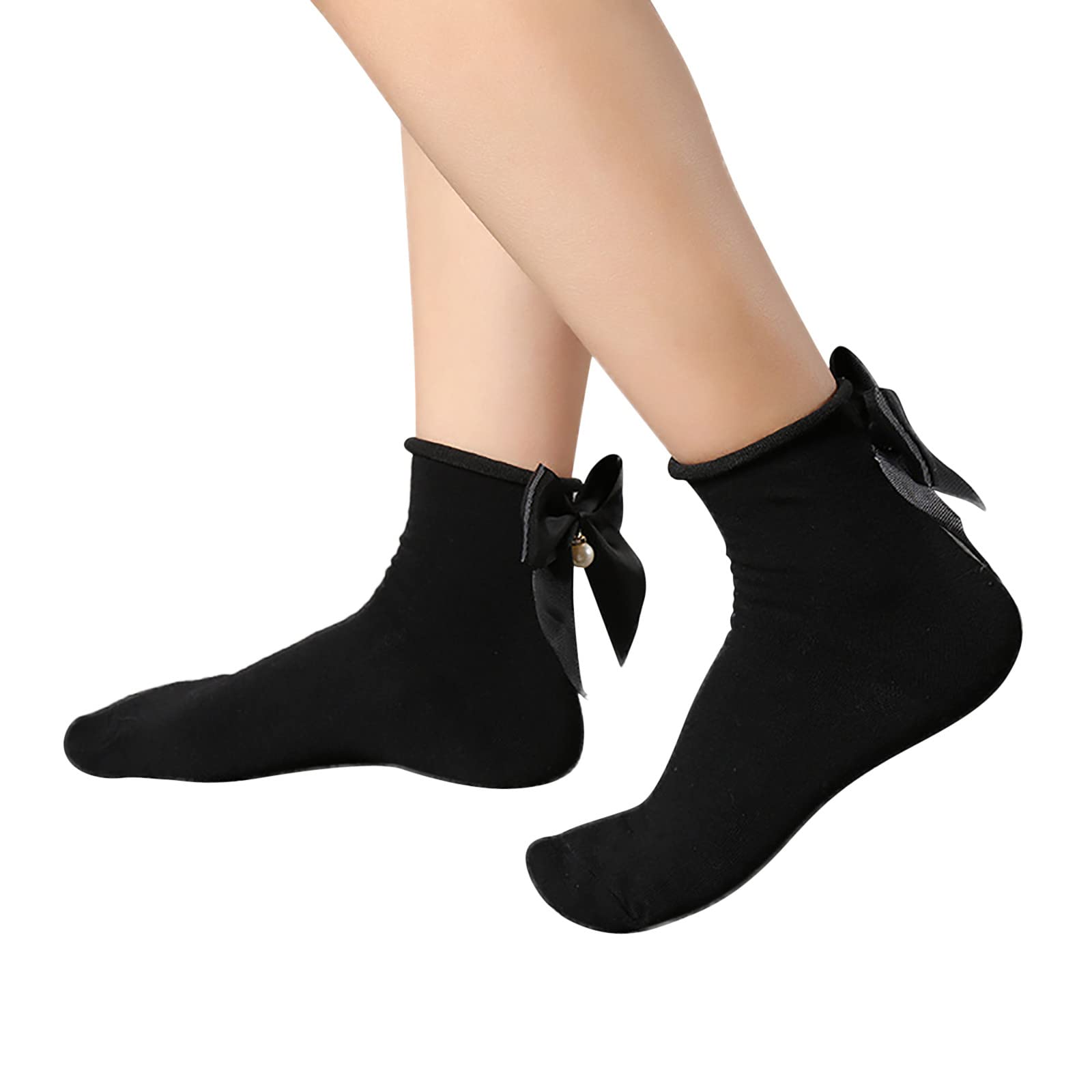 Breathable Llama Print Women's Socks for Spring & Summer - Trendy Floral Design, Skin-Tone Comfort (Black, One Size) | Perfect for Casual Wear, Outdoor Activities & Gift Giving