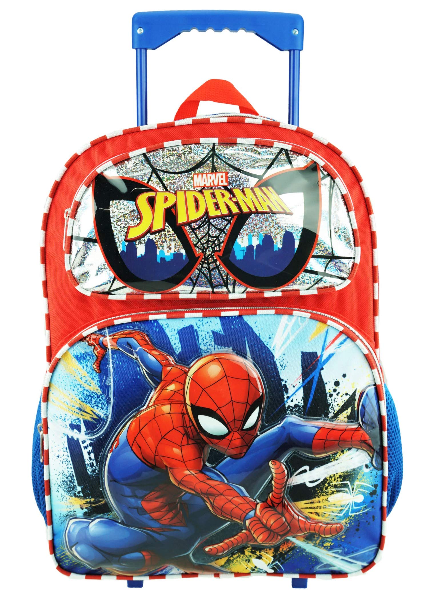 Deluxe 16 Inch Rolling Backpack for Travel & School - Perfect Swing Full Size Carry-On with Wheels | Ideal for Airplane, Commute & College Campus Use