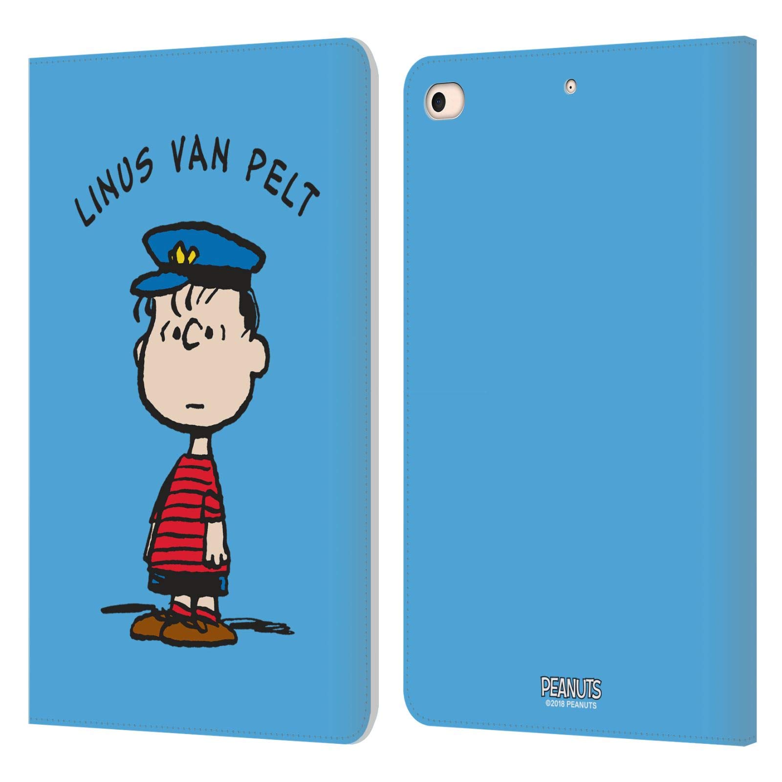 Head Case Designs Peanuts Linus Van Pelt Leather Book Wallet Case for Apple iPad Mini 2019 – Perfect for Reading, Work & Travel