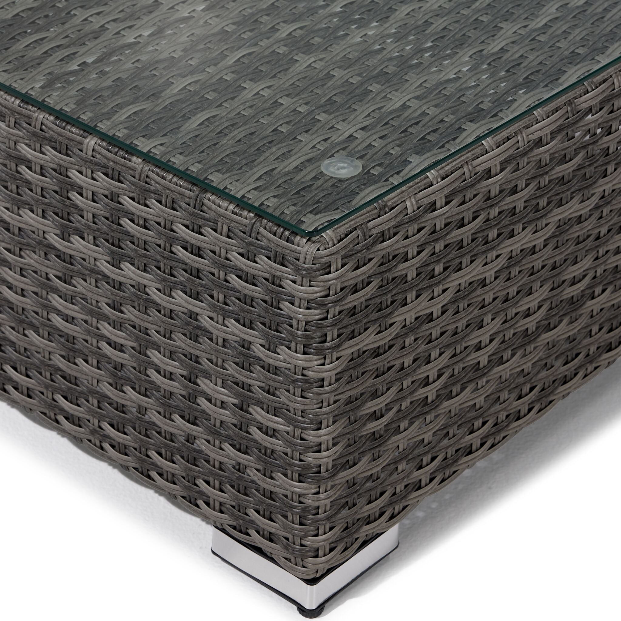 Dark Grey Cove Outdoor Coffee Table - Weather-Resistant Patio Furniture for Garden, Poolside, and Backyard Relaxation