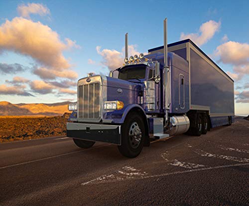 5D DIY Diamond Painting Kit - Peterbilt Semi Truck Desert Road Art, 12