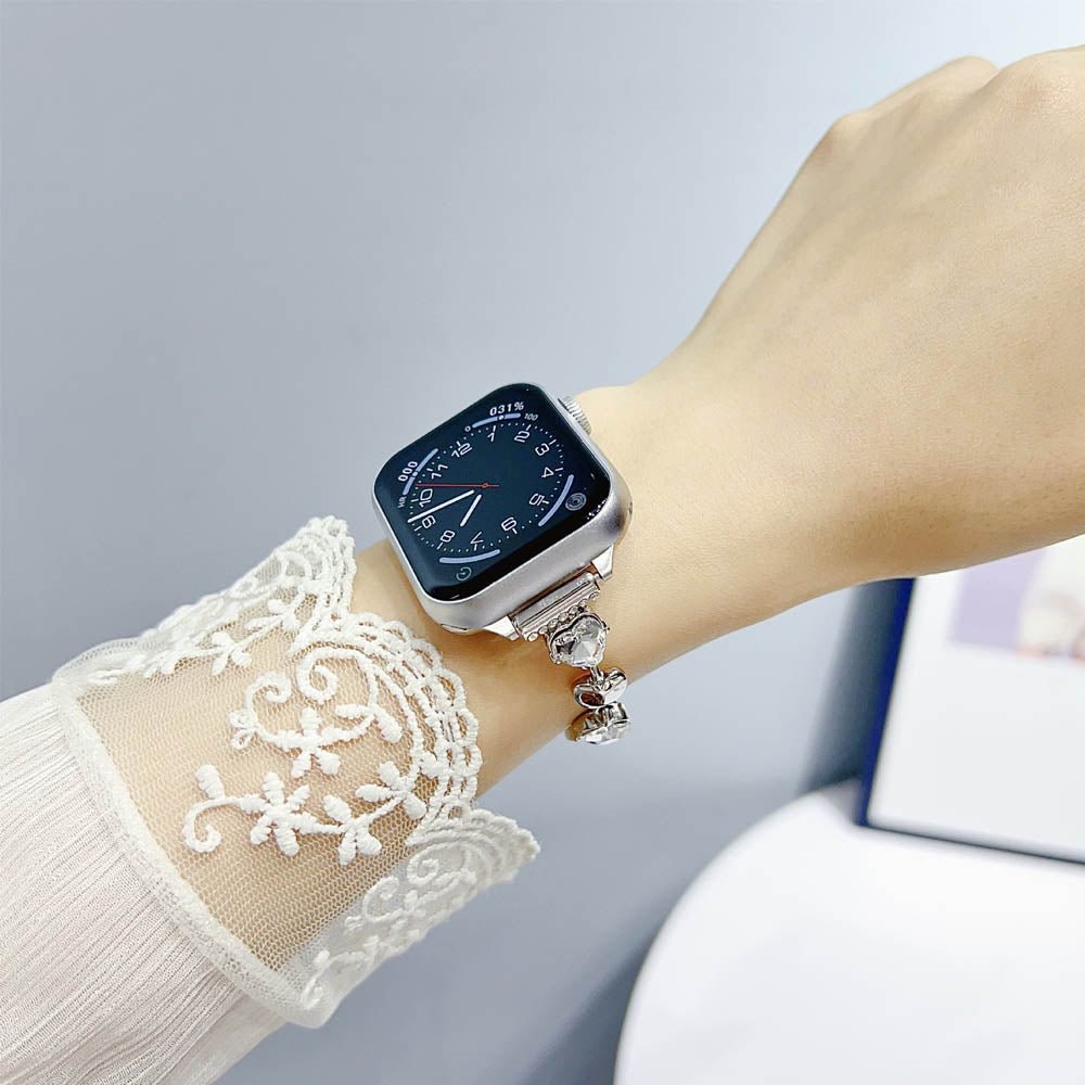 LustraBand Stylish Bracelet Band for Apple Watch - Elegant Women's Replacement Strap - Perfect for Workouts, Office & Everyday Wear