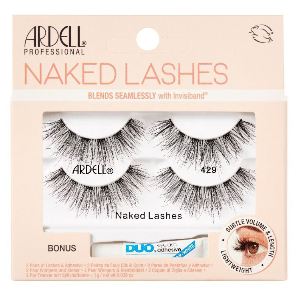 Ardell Naked Lash Duo Pipette 429 - Natural False Eyelashes for Everyday Wear, Easy Application, Lightweight Comfort | Perfect for Work, Date Night & Special Occasions