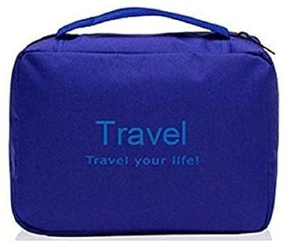 Portable Waterproof Cosmetic Organizer Bag - Travel Makeup Pouch & Toiletry Case with Zipper - Multipurpose Storage for Cosmetics, Brushes, Skincare (Pack of 1) - Perfect for Travel, Gym, Beach & Daily Use