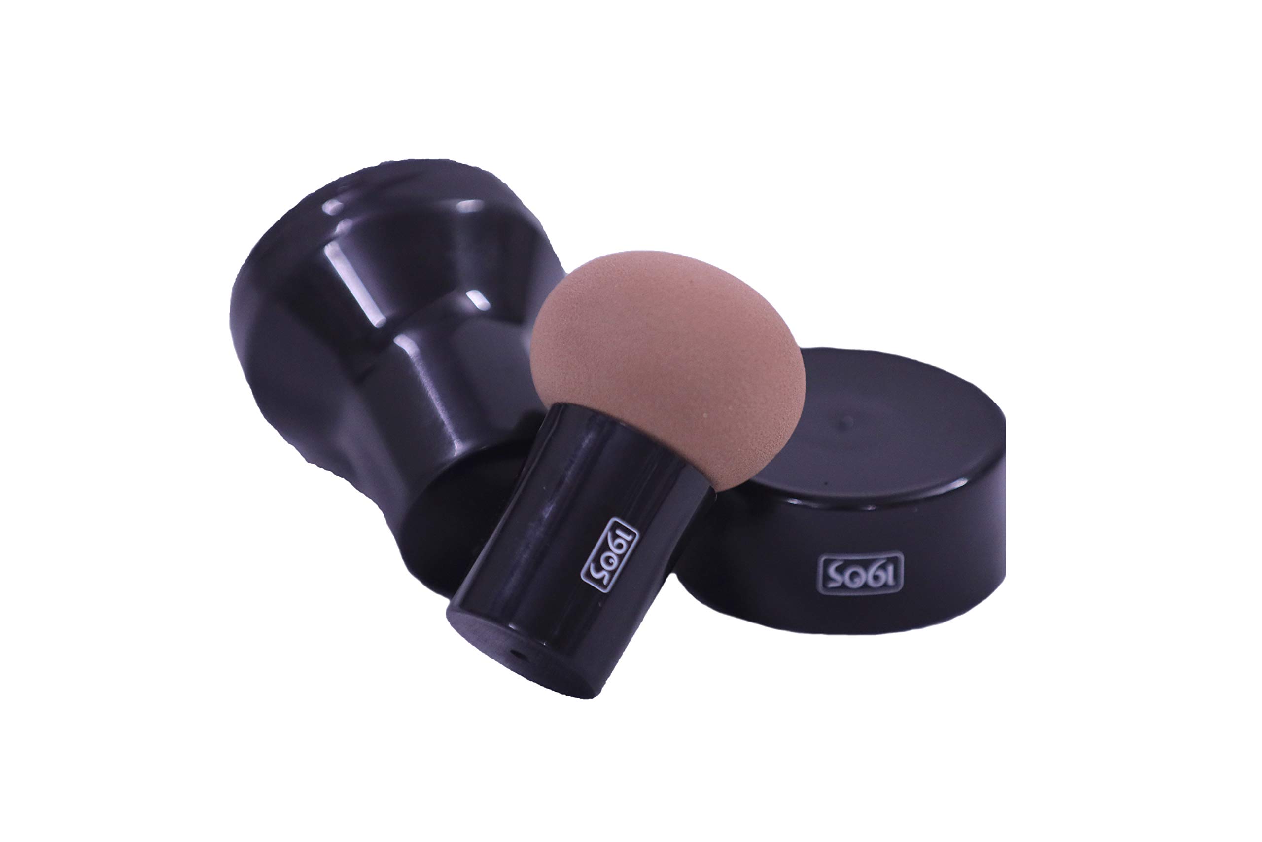 Pink Shimmer Professional Makeup Beauty Blender Sponge with Travel Case - Pack of 1 for Flawless Foundation & Concealer Application | Perfect for Travel & Everyday Makeup Routine