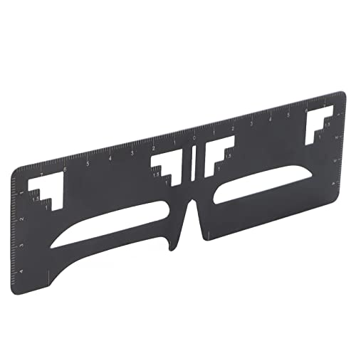 Eyebrow Measuring Ruler - Safe & Easy to Use Flexible 3-Point Positioning Tool for Perfect Eyebrow Shaping | Professional Eyebrow Grooming, Microblading & Makeup Application