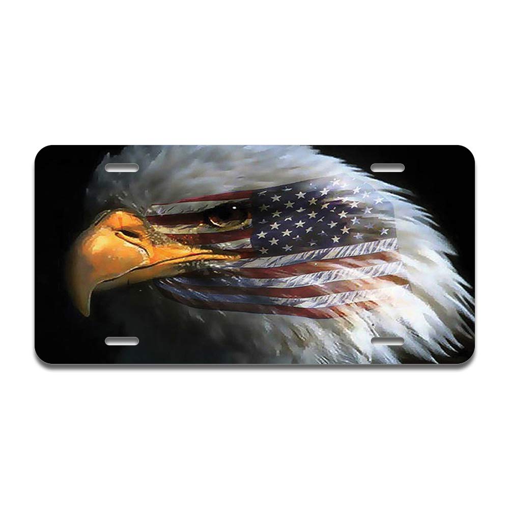 SignMission Eagle Eye Aluminum License Plate 12