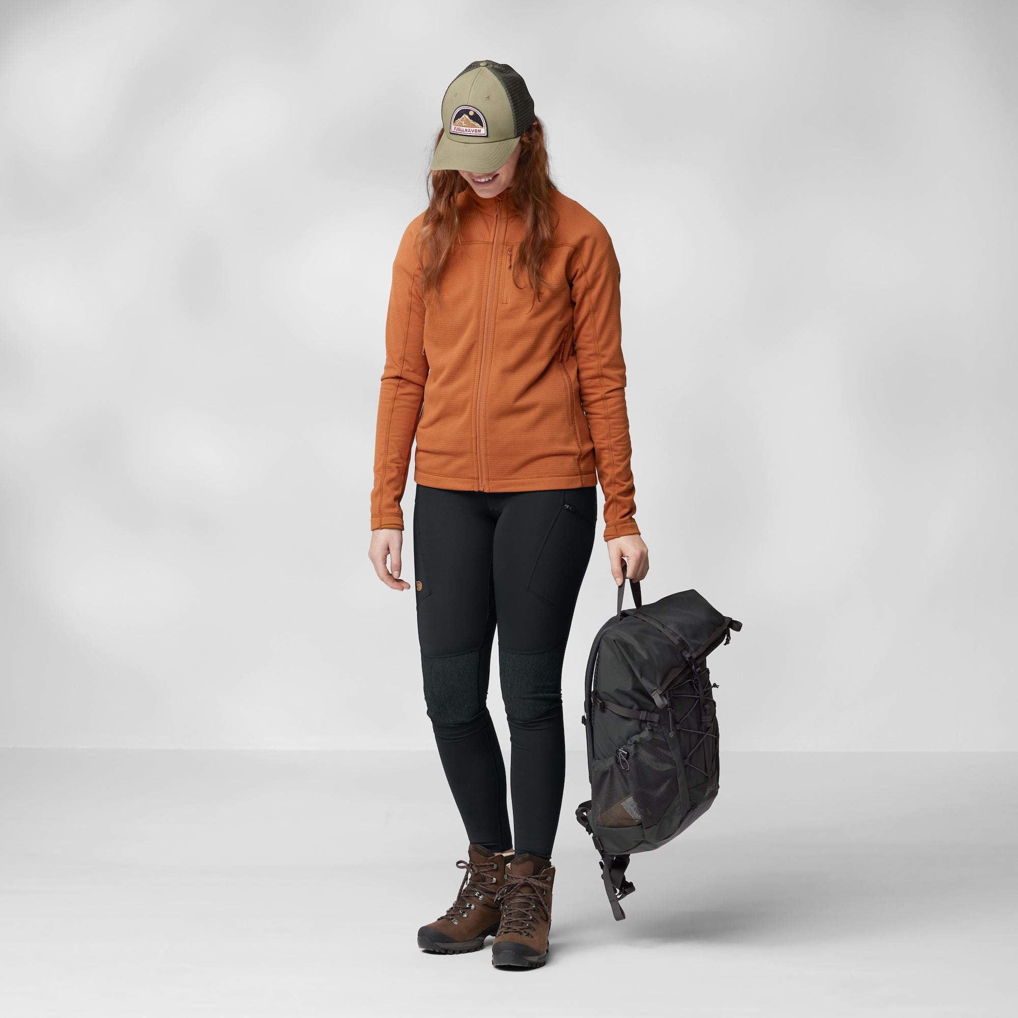 Abisko Lite Fleece Jacket for Women - Lightweight Warm Winter Jacket, Windproof Outdoor Fleece Coat - Perfect for Hiking, Camping & Cold Weather Activities
