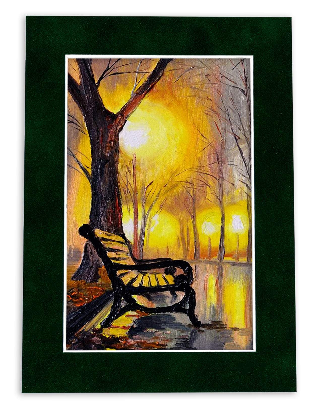 18x20 Acid-Free Green Suede Precut Mat Board with Backing - Bevel Cut for 16x18 Photos - 4-Ply Thickness - Includes Crystal Clear Self-Seal Photo Mat Bag - Perfect for Framing, Picture Displays, and Art Preservation