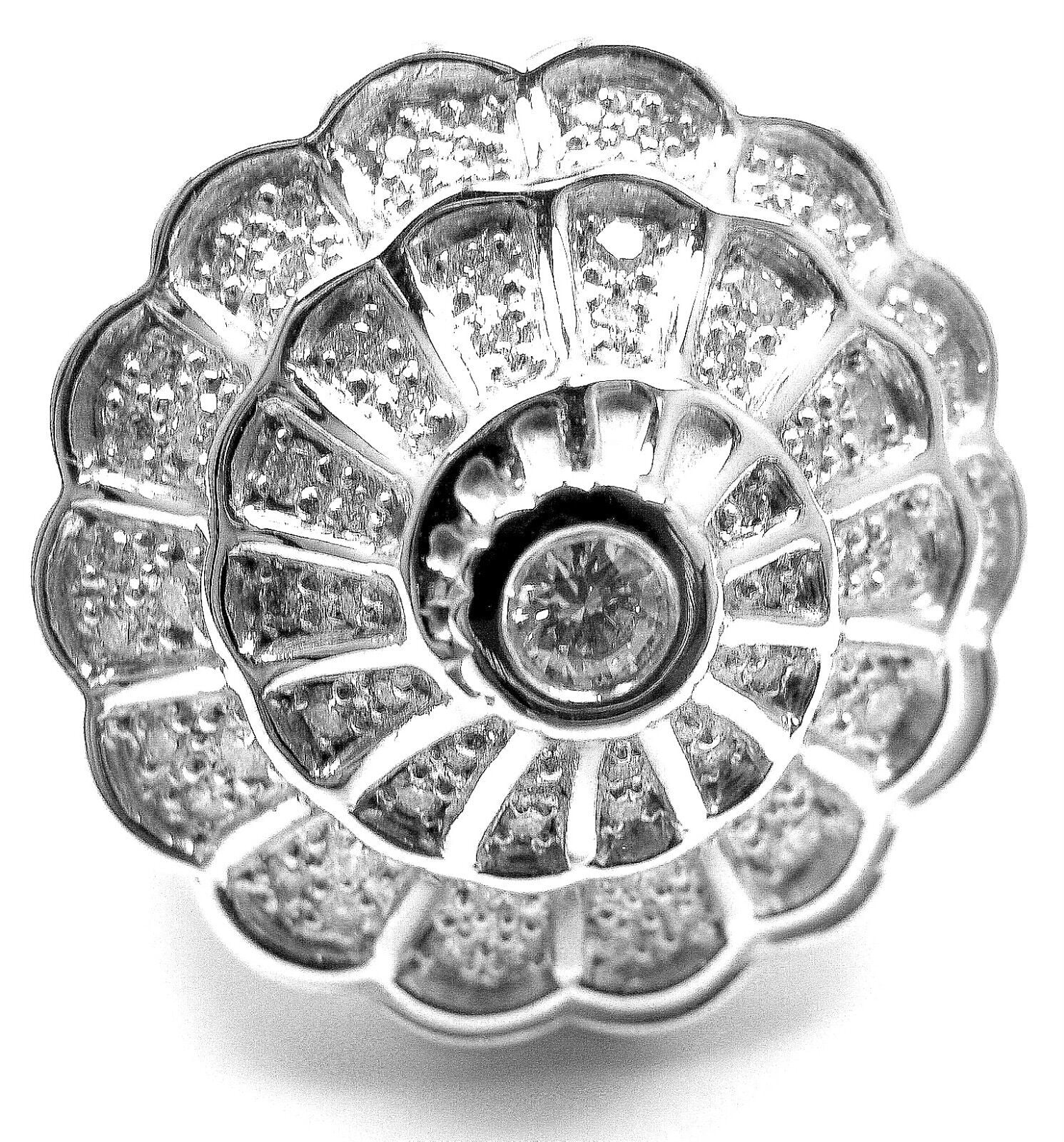 Authentic Carrera Y Carrera Afrodita 18k White Gold Diamond Ring for Women - Luxury Engagement & Wedding Jewelry Gift - Perfect for Anniversaries, Proposals & Special Occasions