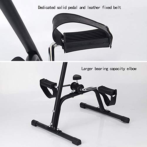 Portable Seated Exercise Bike for Seniors - Indoor Pedal Exerciser for Arm & Leg Workout - Compact & Sturdy Fitness Equipment for Home Use - Perfect for Low-Impact Cardio & Physical Therapy