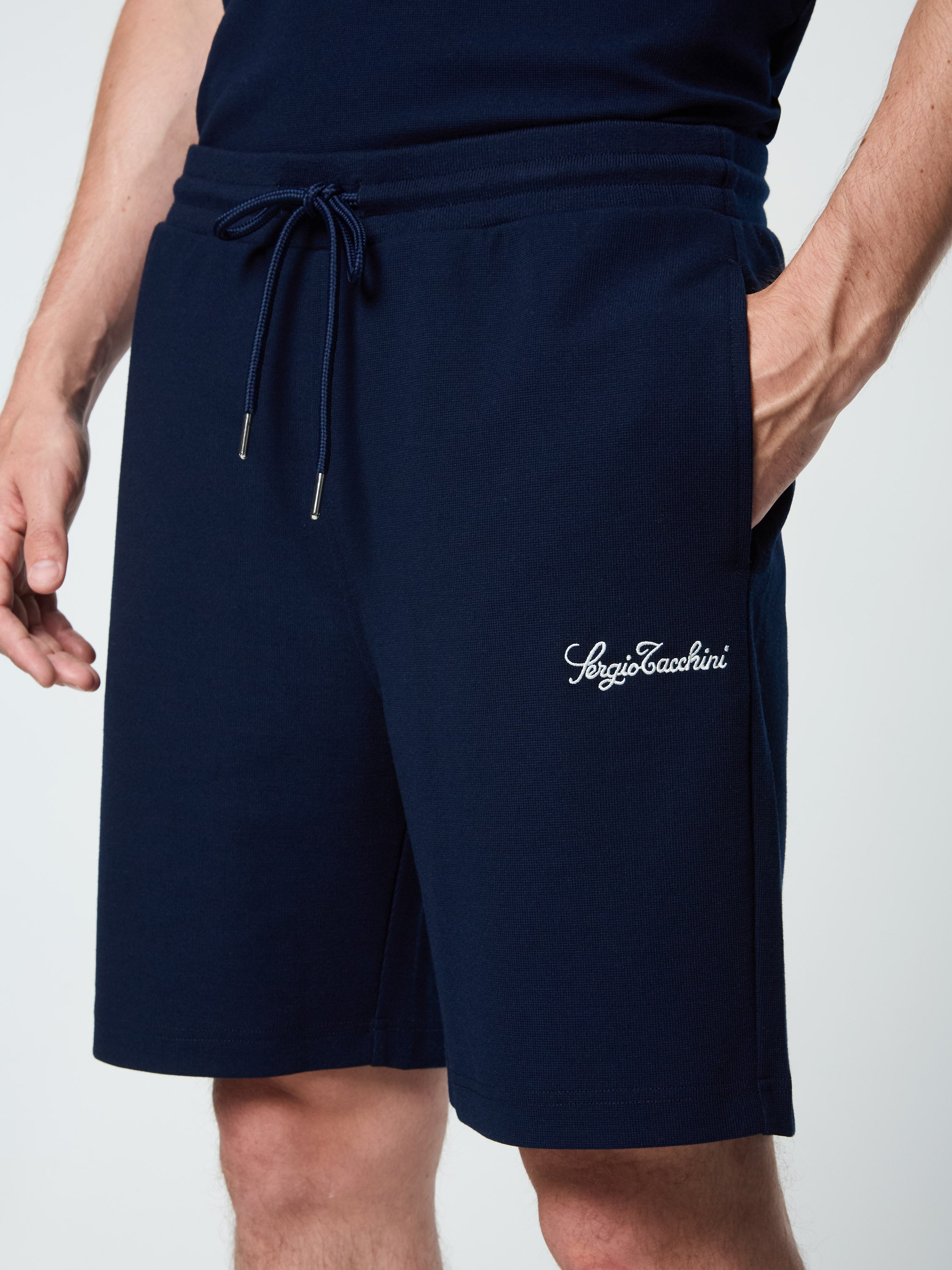 Suveniri Men's Casual Shorts - Comfortable Maritime Blue Quick-Dry Swim Trunks for Beach, Pool, and Summer Vacation