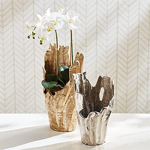 Napa Home & Garden Large Gold Arbre Vase - Elegant Floral Centerpiece for Living Room, Wedding Decor, and Home Décor