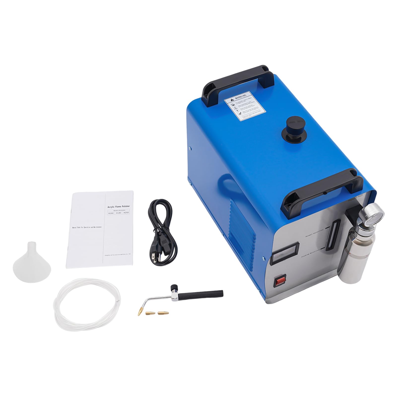 HHO Gas Flame Generator Kit - 200W HG60B Torch for Acrylic Polishing & Welding | Portable Oxyhydrogen Welder for Cars, Jewelry & DIY Projects | Perfect for Auto Repair, Crafting & Metalworking