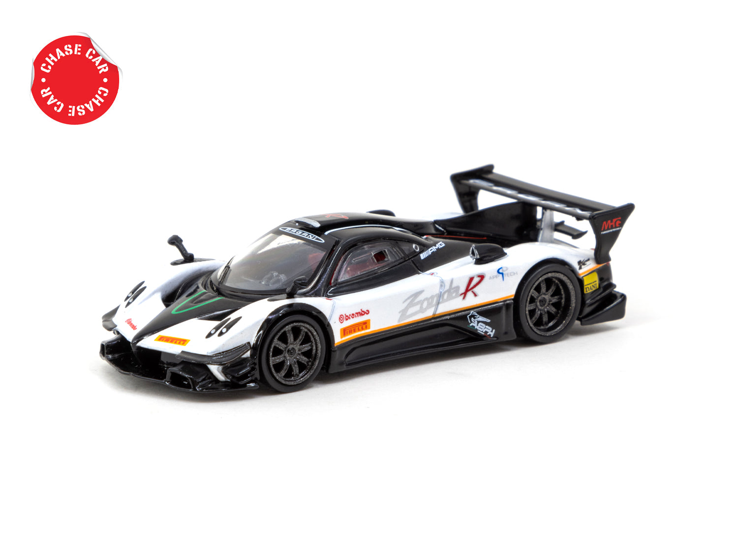 Tarmac Works 1/64 Pagani Zonda Revolución Bianco Benny Diecast Model Car - Premium Collectible for Car Enthusiasts & Display for Home/Office Decor