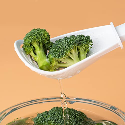 VALINK Non-Stick Multifunctional Kitchen Spoons & Colander Spatula - Safe Food Strainer Scoop for Cooking, Baking, and Frying - Ideal for Pans, Pots, and Everyday Kitchen Use