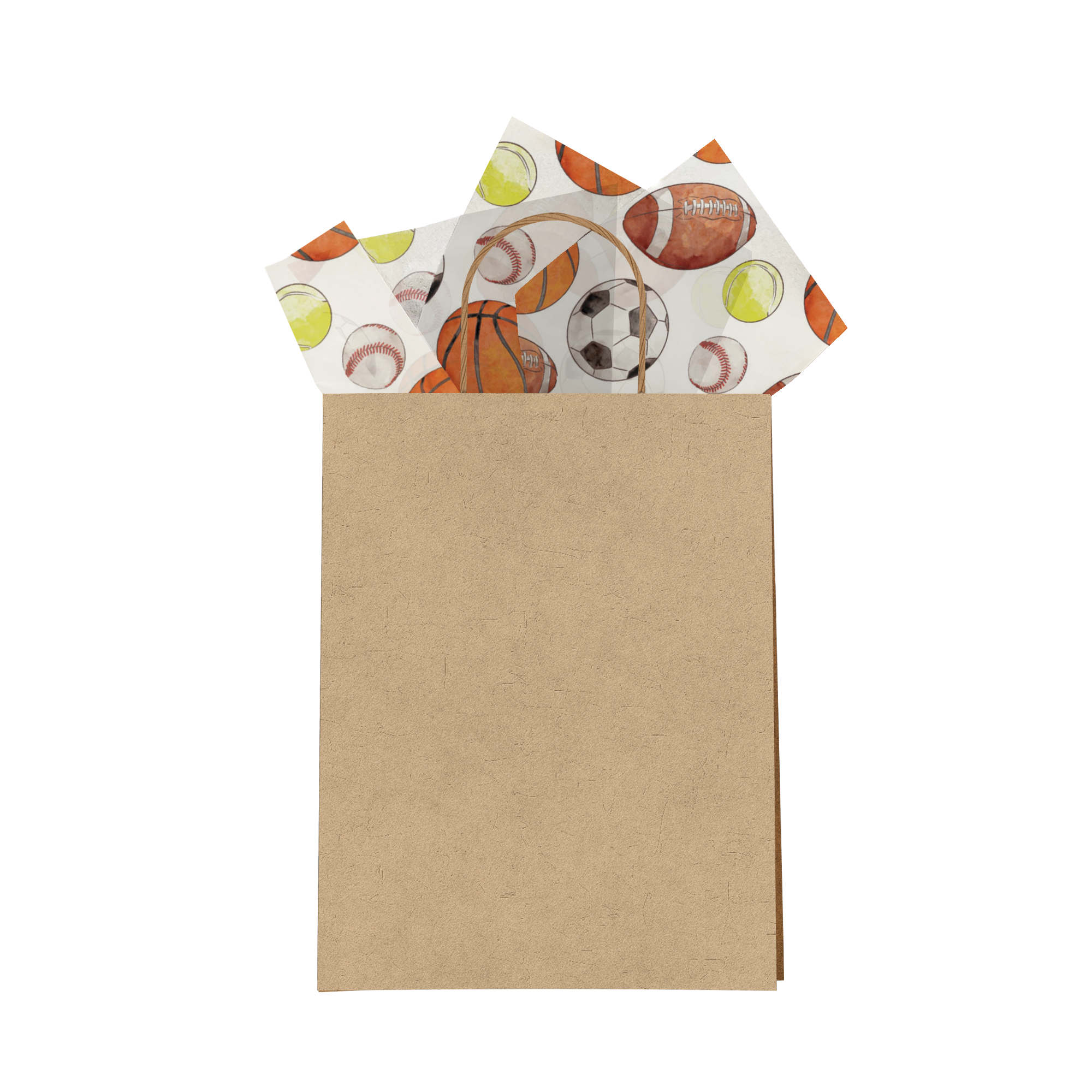 Premium Sports Balls Patterned Tissue Paper - Gift Wrapping Paper for Basketball, Soccer, Football Gifts | Perfect for Birthday Presents, Party Favors & Holiday Gift Bags