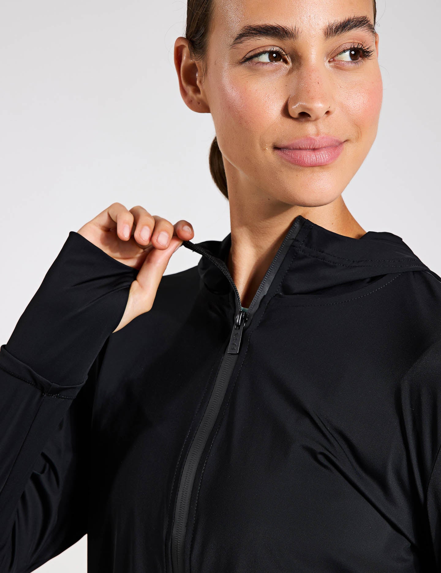Airla Jacket for Men & Women - Lightweight Waterproof Windbreaker with Hood - Perfect for Hiking, Running, and Outdoor Activities (Black)