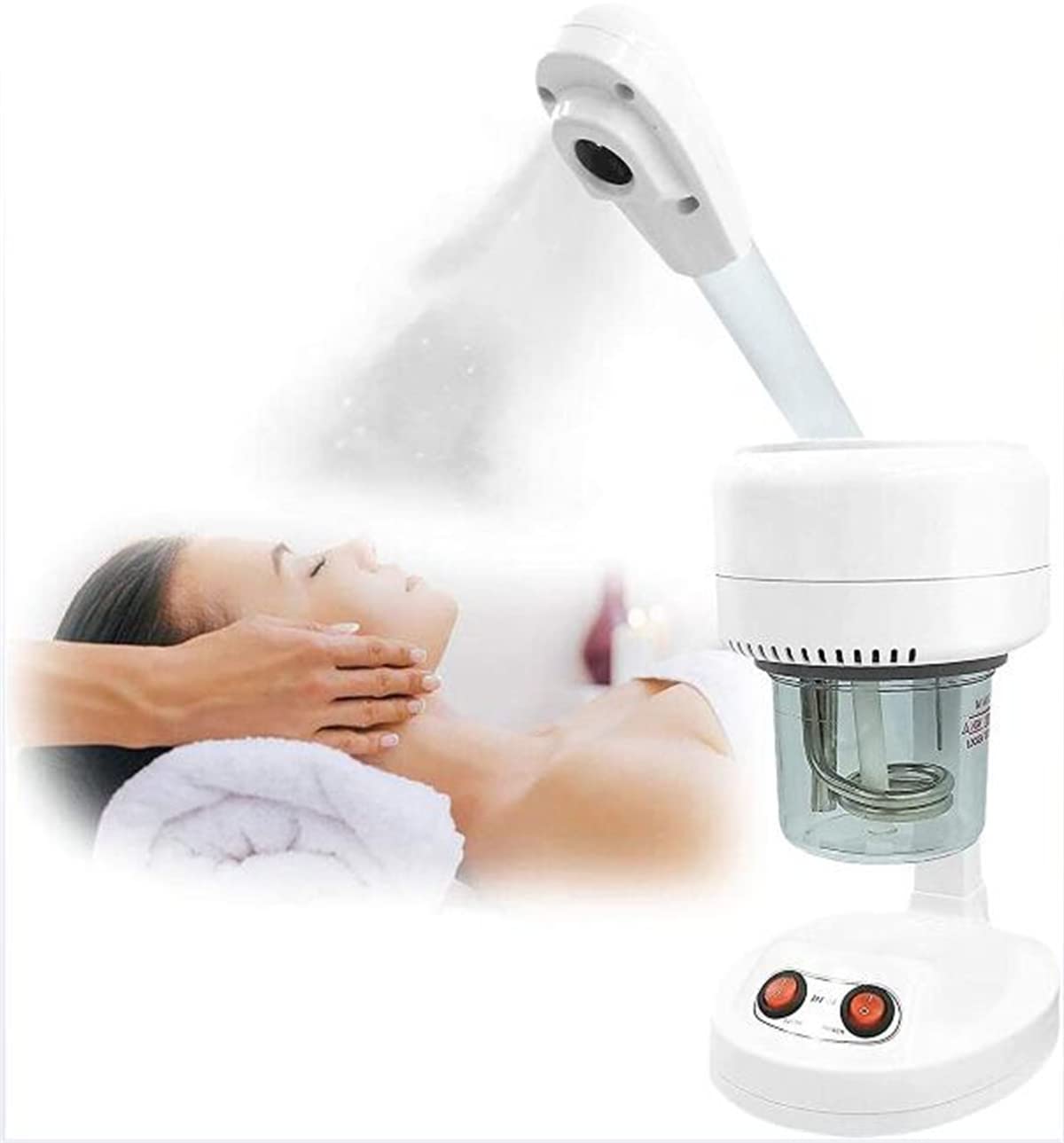 Professional Mini Facial Steamer for Deep Cleansing & Hydration - Portable Home Spa & Sauna Steam Machine for Skin Care & Relaxation - Perfect for Daily Skincare Routine & Salon Treatments
