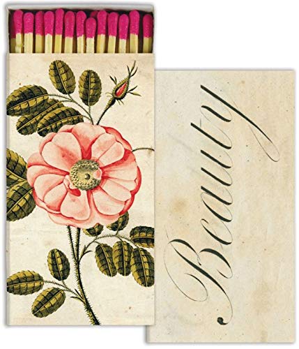 Premium Rose Scented Matches & Beauty Gift Box Set - Perfect for Romantic Dinners, Spa Nights & Home Decor