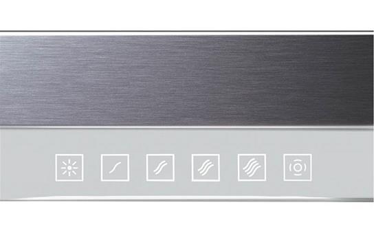 CC45E90SB 34-Inch Brushed Stainless Steel Built-In Chimney Range Hood with External Blower - Powerful Kitchen Ventilation for Home Cooking, Grilling & Baking