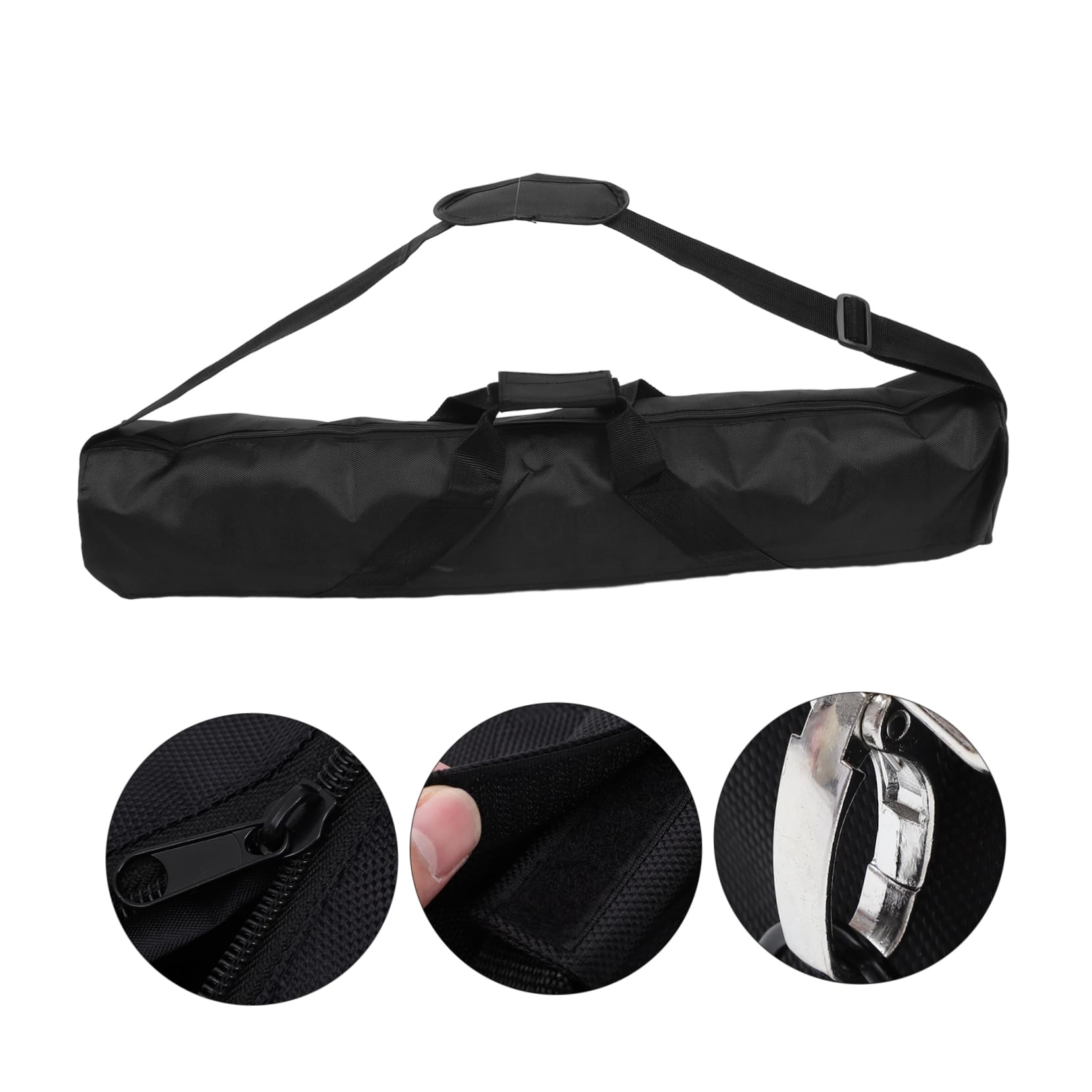 **Portable Nylon Fishing Gear Storage Bag - Lightweight Tote for Tent Poles, Fishing Rods, Tripods & Equipment | Perfect for Camping, Hiking & Outdoor Adventures**