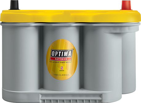 Optima D27F Yellow Top Deep Cycle Battery - High-Performance AGM Battery for Marine, RV & Off-Grid Power - Perfect for Boats, Camping & Solar Systems