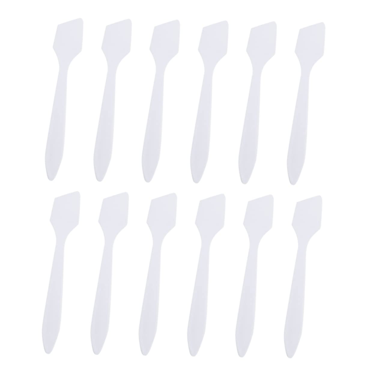 200pcs Plastic Makeup Spatulas - Face Applicator for Skincare, Mud Masks & Facial Treatments - Measuring Spoons for Precise Application - Perfect for DIY Beauty, Spa & Professional Use