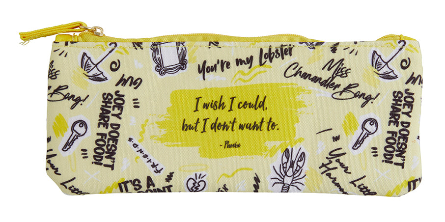 Friends-Themed Pencil Pouch - Cute Stationery Organizer for School, Office & Travel | Perfect Gift for TV Show Fans