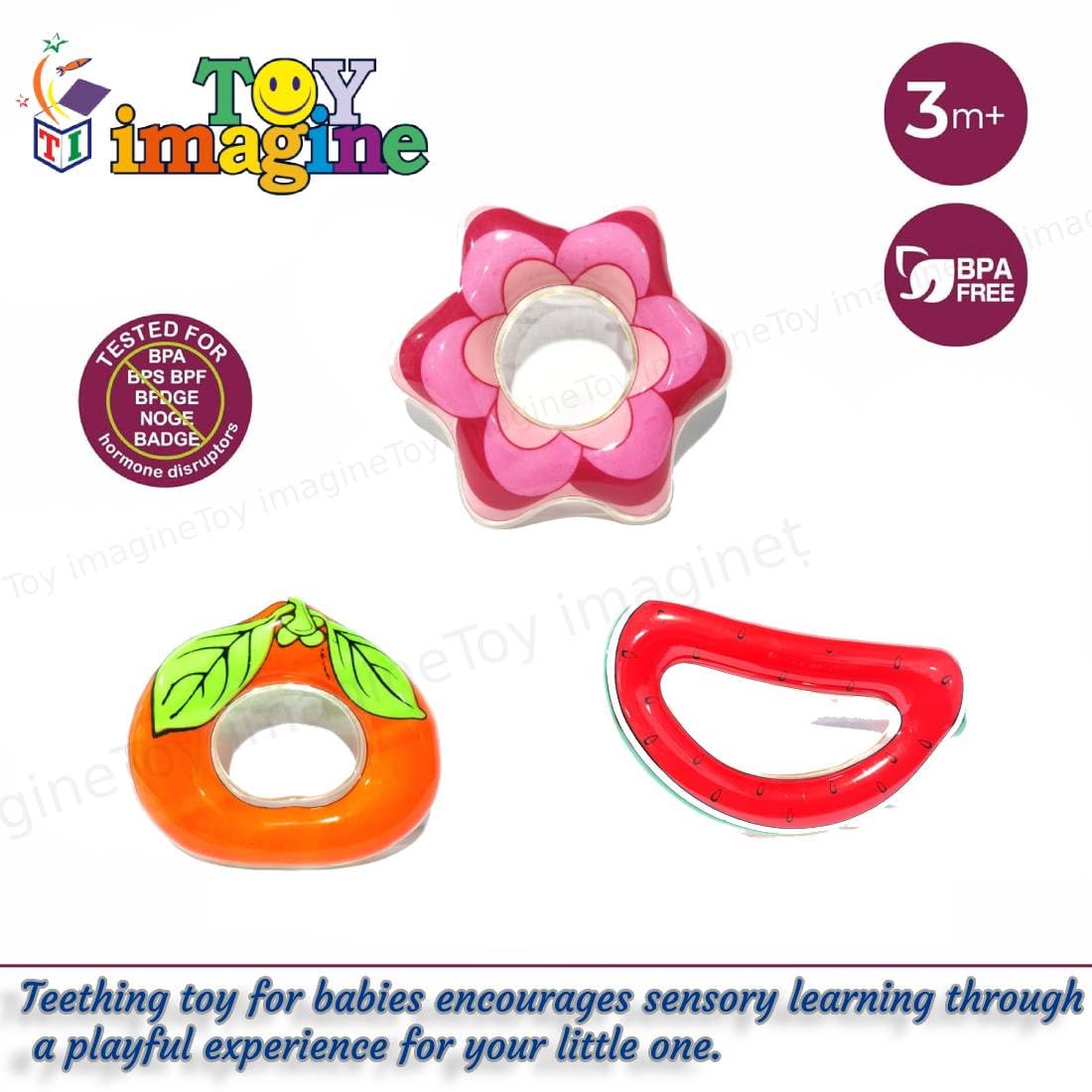 Best Water-Filled Silicone Teething Toy for Babies 6-12 Months - Easy Grip Soothing Teether for Infant Gum Relief | Perfect for On-the-Go, Daycare & Home Use