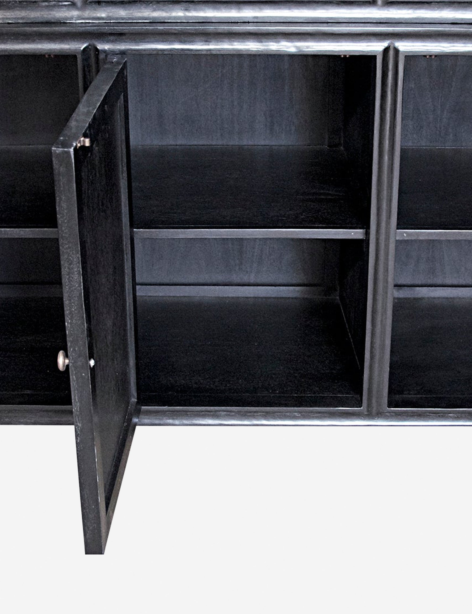Adora Hutch - Modern Farmhouse TV Stand with Storage Shelves | Perfect for Living Room, Bedroom & Home Theater Setup