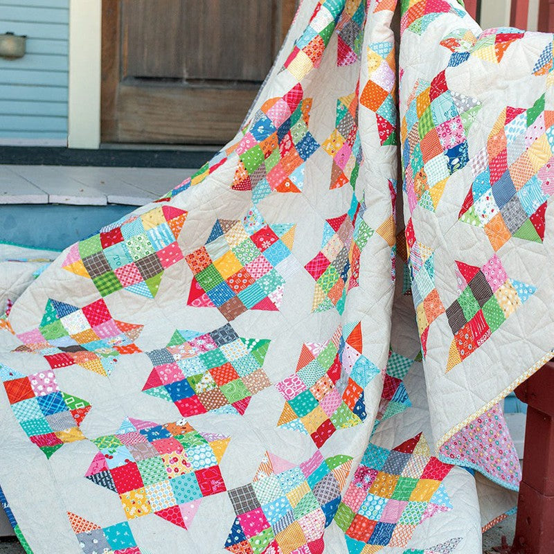 Lori Holt Scrappiness is Happiness Quilt Pattern Book - Clearance Sale, Sold As Is | Perfect for DIY Quilting, Patchwork Projects & Creative Sewing Gifts