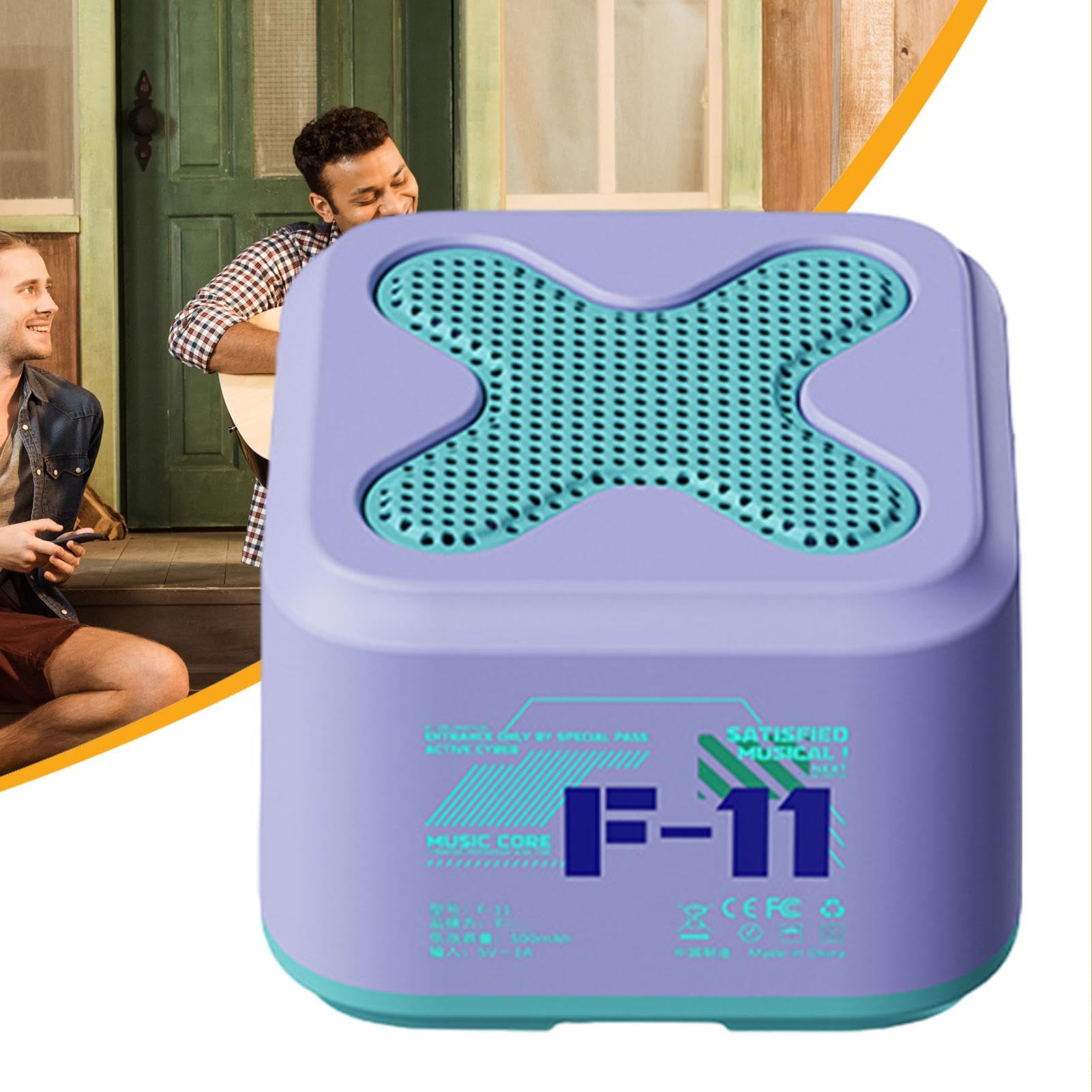 Waterproof Wireless Outdoor Speakers with Subwoofer - Portable Bluetooth Speaker with Loud Volume for Car, Beach, Camping & Travel | Perfect for Pool Parties, Backyard BBQs and Outdoor Adventures