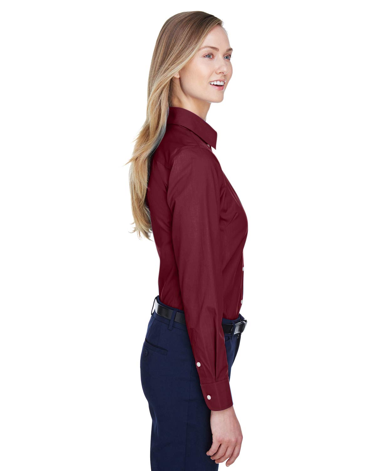 Devon & Jones Women's Solid Broadcloth Shirt - Office & Casual Wear