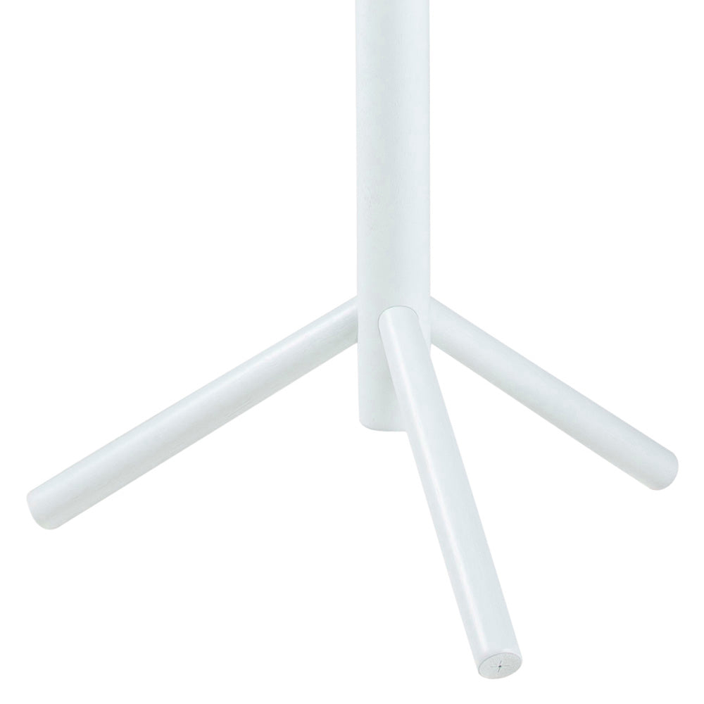 BRENER White Coat Stand - Stylish Entryway Organizer for Hats, Jackets & Bags | Perfect for Home, Office & Dorm Room