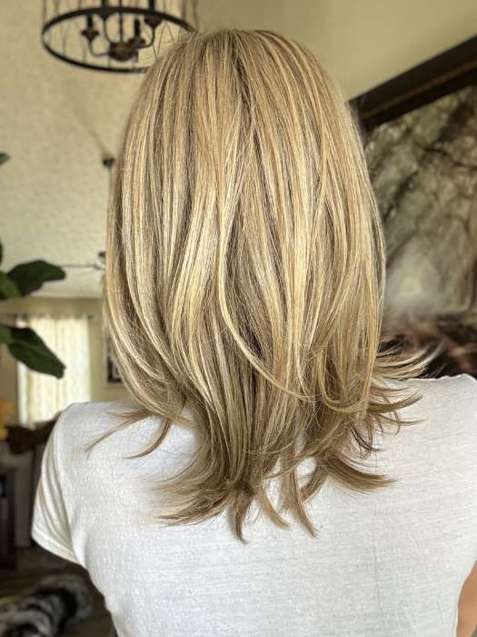 Drew Synthetic Lace Front Wig with Mono Top - Natural Looking Human Hair Wig for Women | Perfect for Cosplay, Daily Wear & Special Occasions