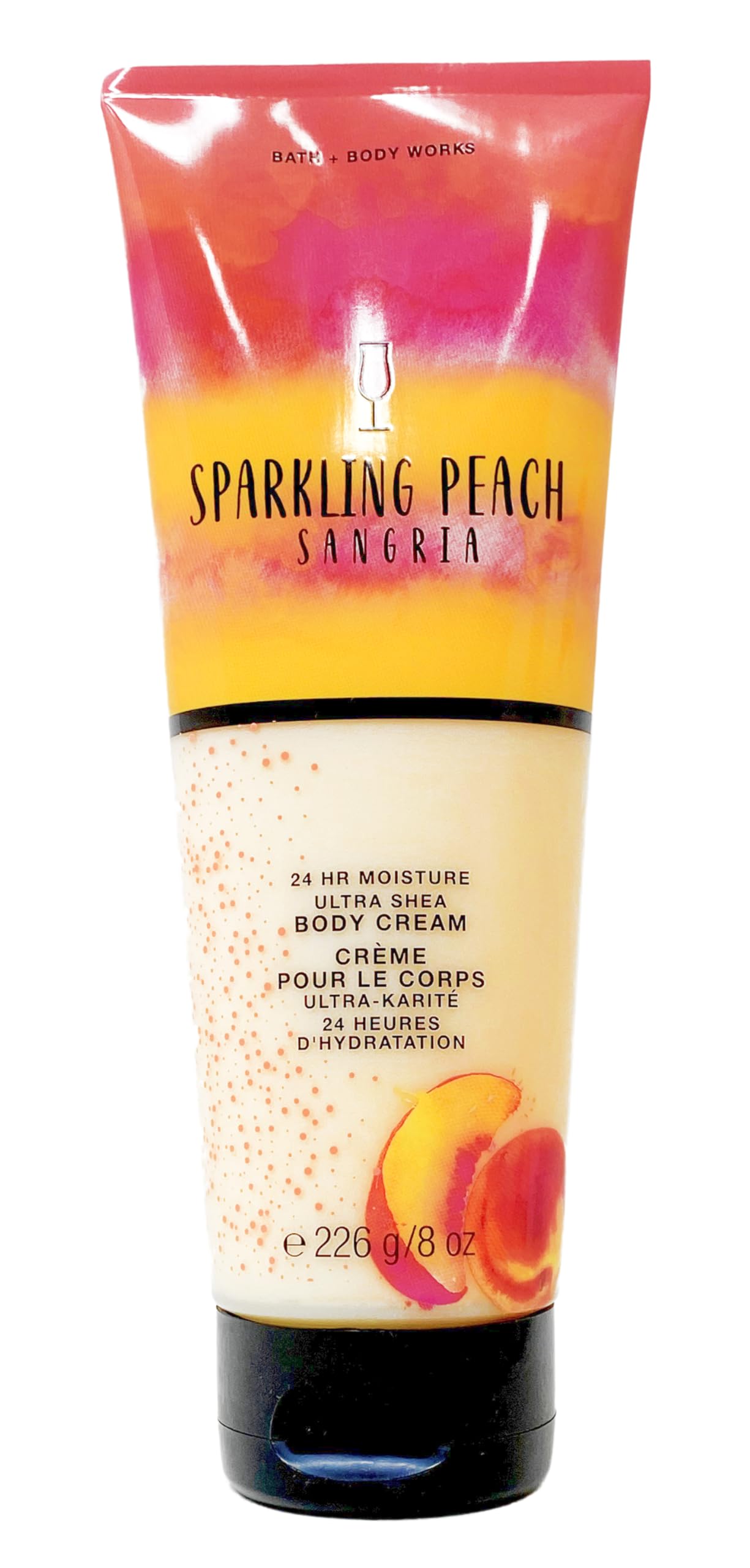 Bath & Body Works Sparkling Peach Sangria Gift Set - Body Cream & Shower Gel Duo | Perfect for Self-Care, Gifts & Spa Nights