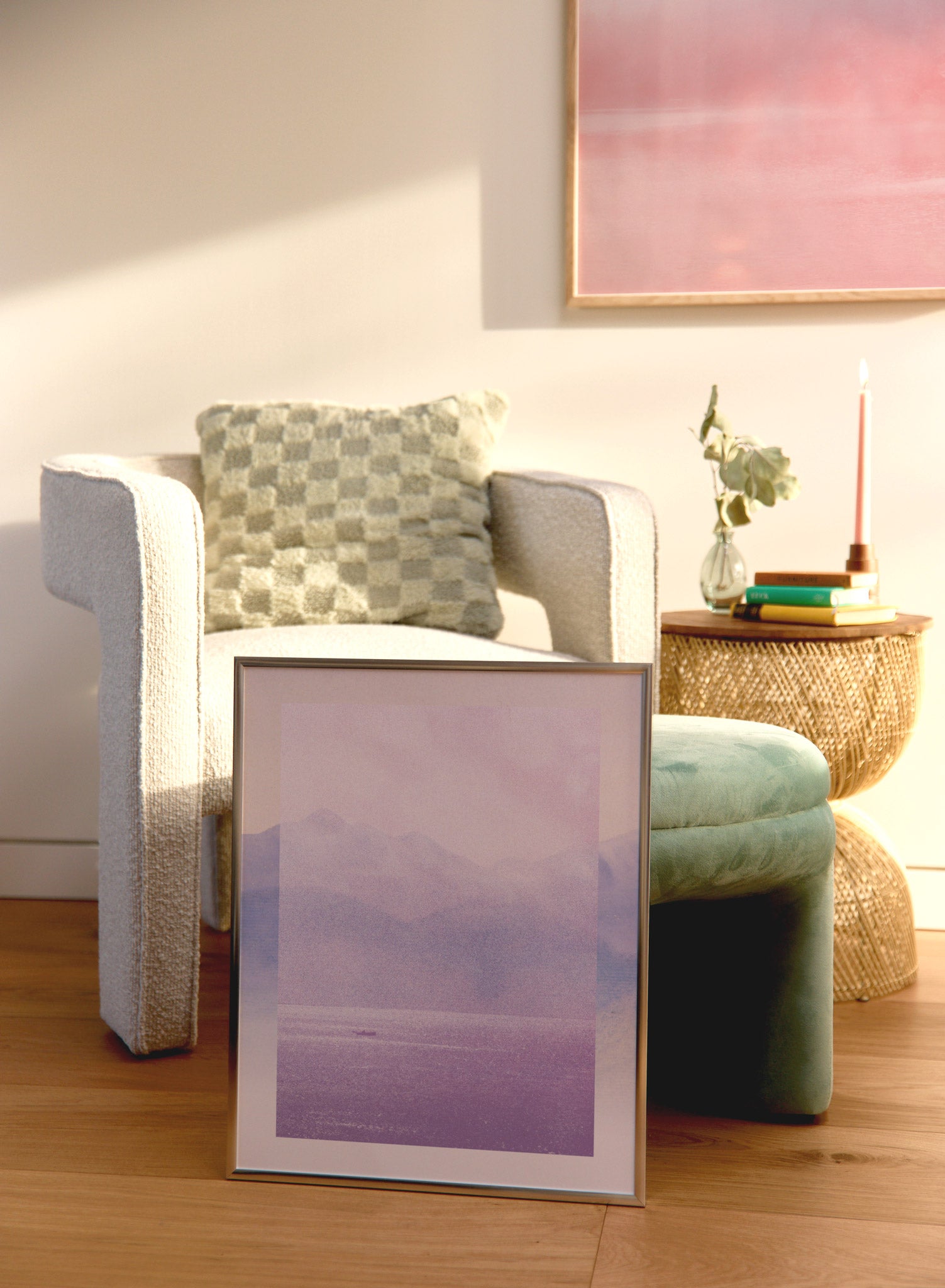 Lavender Dream Wall Art Poster - Aesthetic Floral Print for Home & Office Decor - Perfect for Bedroom, Living Room & Gift Giving