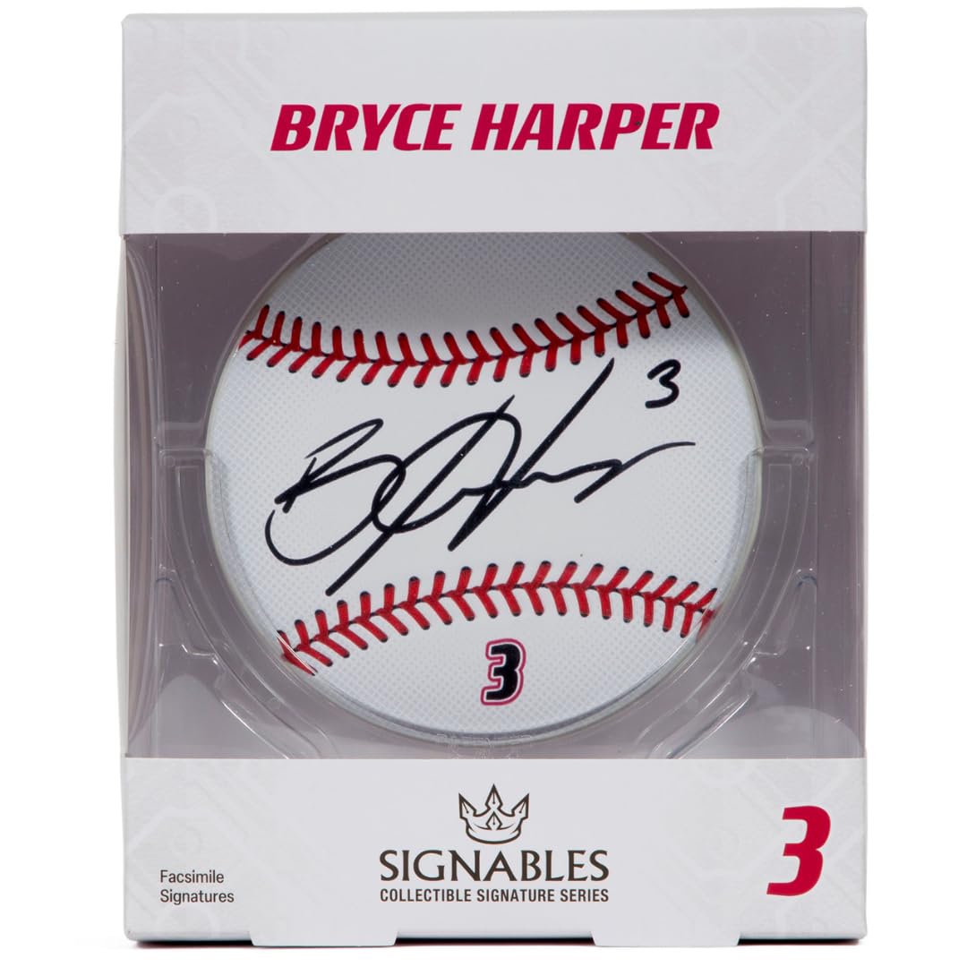 Signables 4-Inch Baseball Collectible - Perfect Baseball Team Gifts for Fans & Players - Great for Display Cases, Sports Memorabilia Collections & Fan Cave Decor