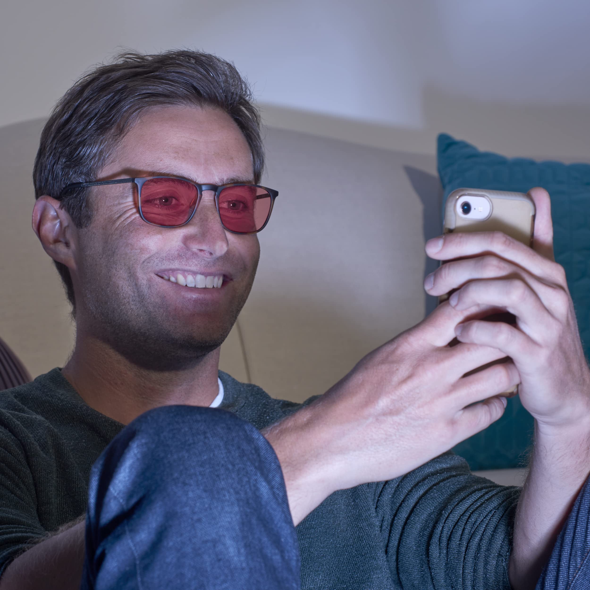 BluBloc Titan FL41 Blue Light Blocking Glasses for Men - Migraine Relief & Light Sensitivity Protection - Perfect for Computer Work, Gaming & Digital Eye Strain Relief
