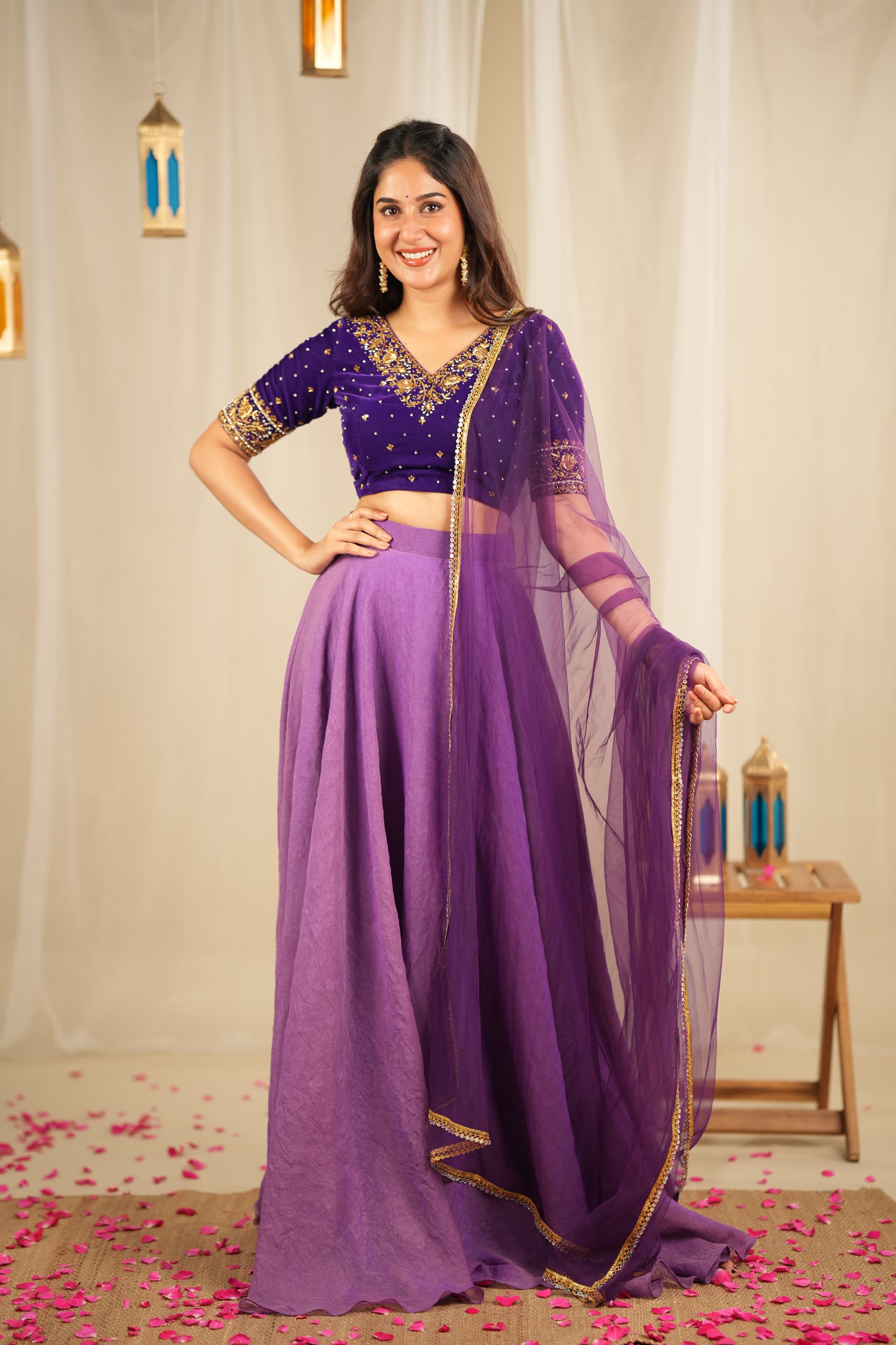 DD662 Saranya Premium Designer Lehenga Choli for Women - Elegant Indian Bridal Wear for Weddings, Festivals & Special Occasions