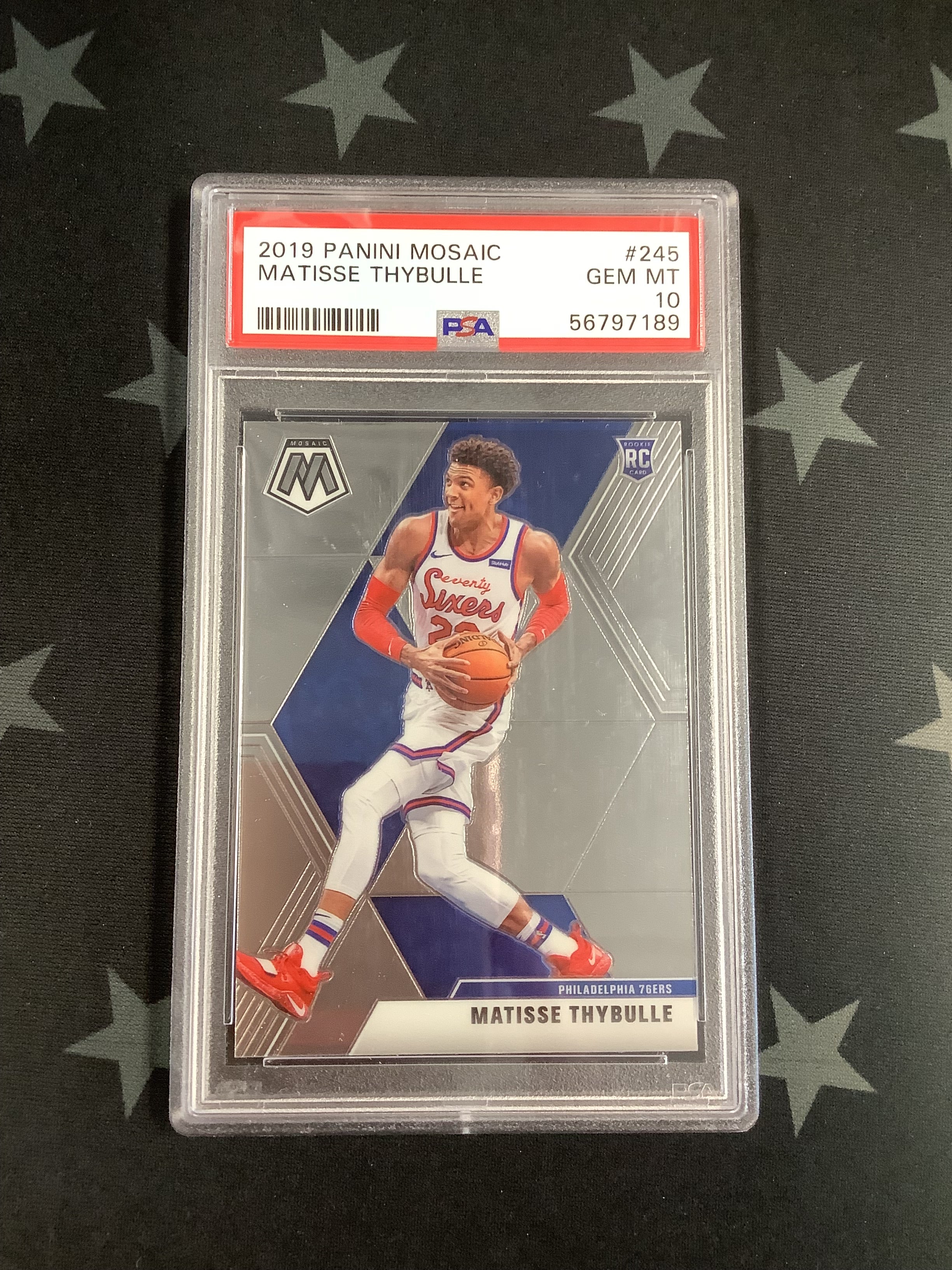 2019 Panini Mosaic Basketball Matisse Thybulle #245 PSA GEM MT 10 Rookie Card - Perfect for NBA Collectors & Sports Memorabilia Enthusiasts