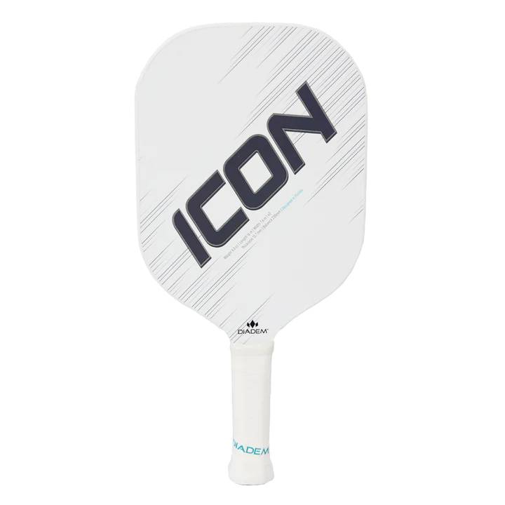 Diadem Icon V2 Standard Pickleball Paddle - Lightweight Carbon Fiber Racket for Control & Power - Perfect for Indoor & Outdoor Court Play